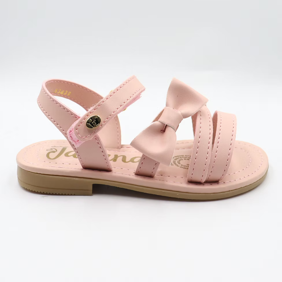 Sandalia rosa cómoda para niña – ligera y fresca para uso diario | Jakuna