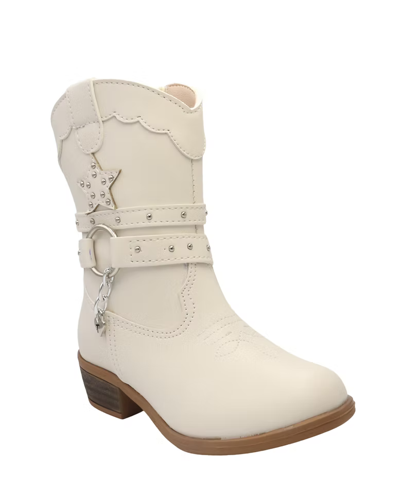 Bota latte con estrella para niña - cómoda y resistente | Jakuna