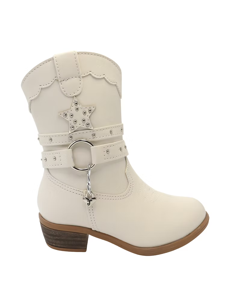 Bota latte con estrella para niña - cómoda y resistente | Jakuna