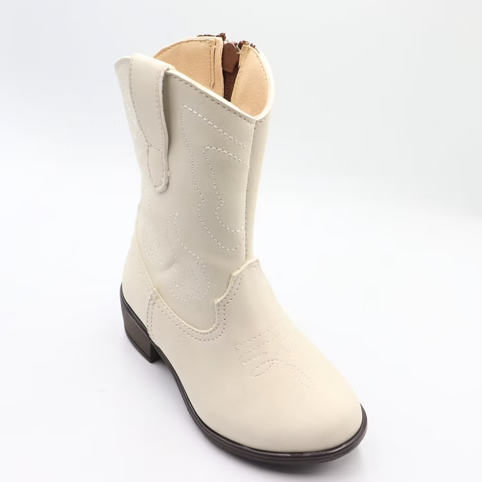 Bota clásica marfil para niña - cómoda y resistente | Jakuna