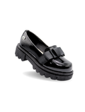 Zapato escolar negro para niña - cómodo y resistente | Jakuna