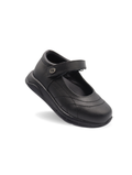Zapato escolar negro para niña con correa - cómodo y resistente