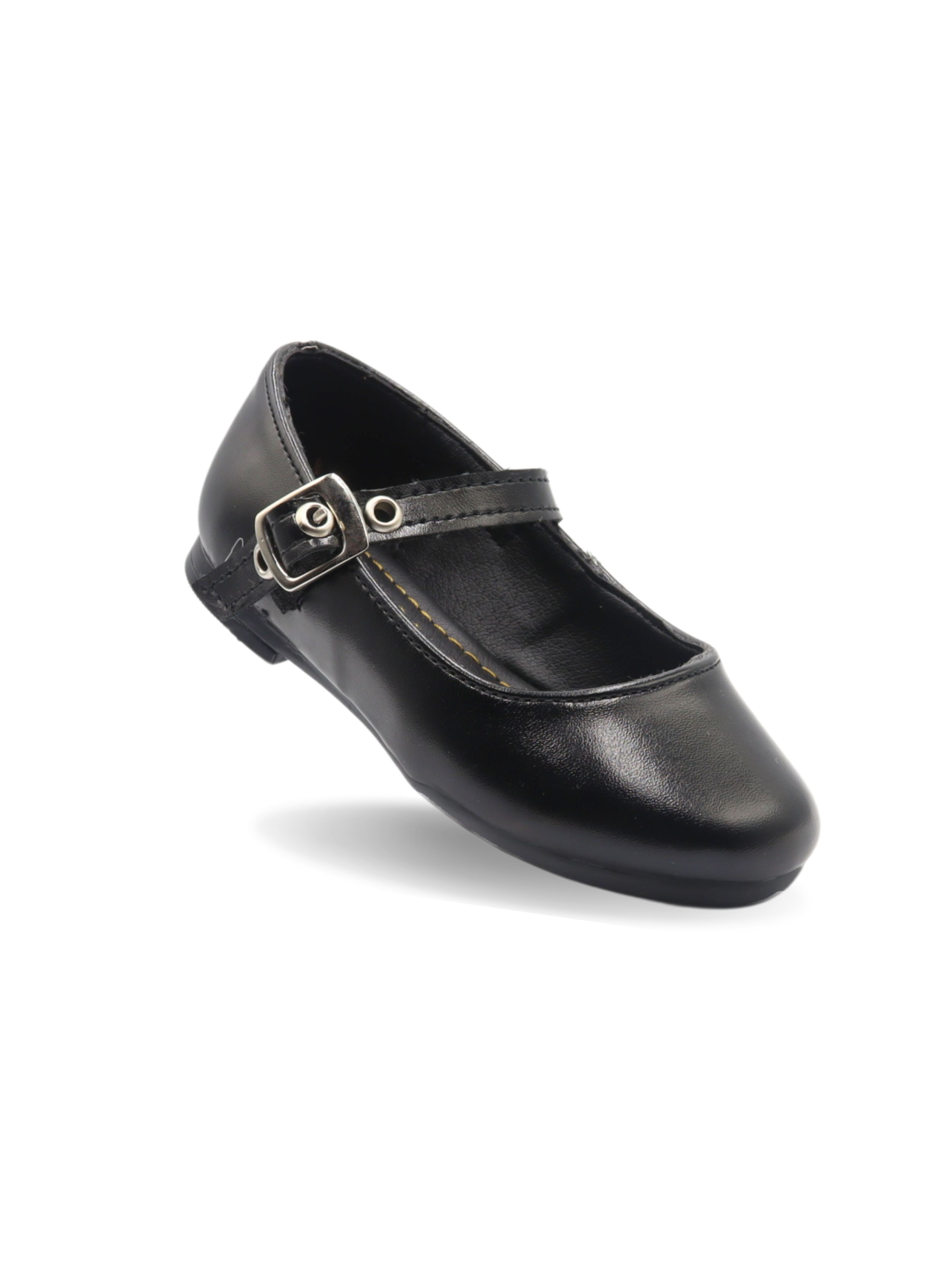 Balerina negra lisa para niña – cómoda y resistente | Jakuna