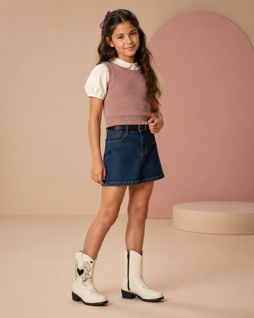 Bota de corazón con alas para niña - cómoda y resistente | Jakuna