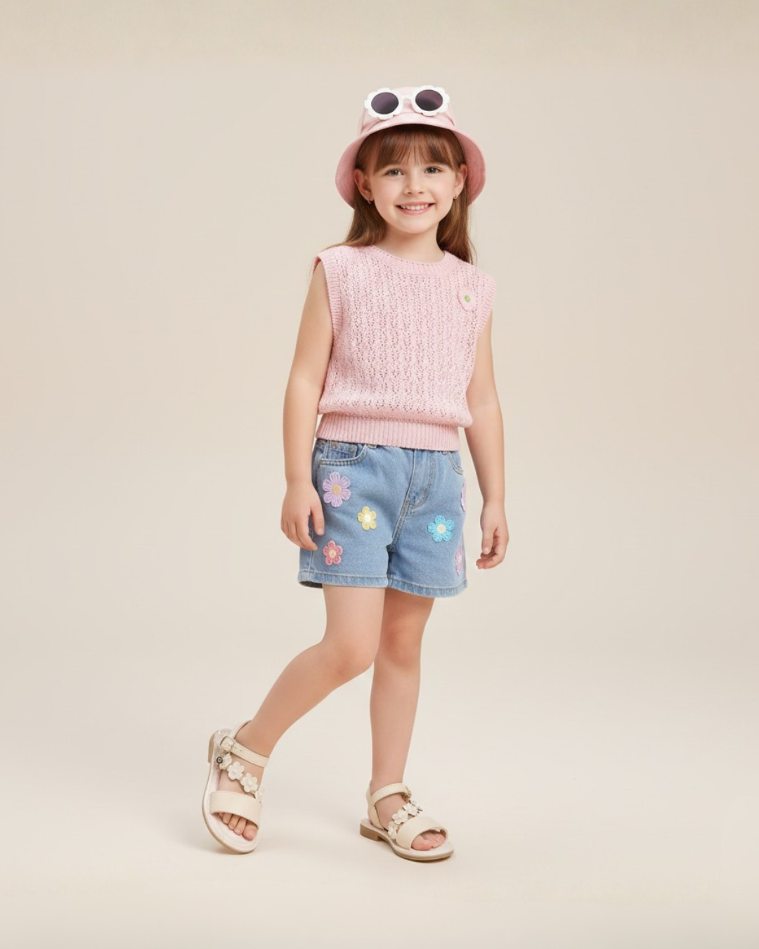 Sandalia cómoda para niña – ligera y fresca para uso diario | Jakuna
