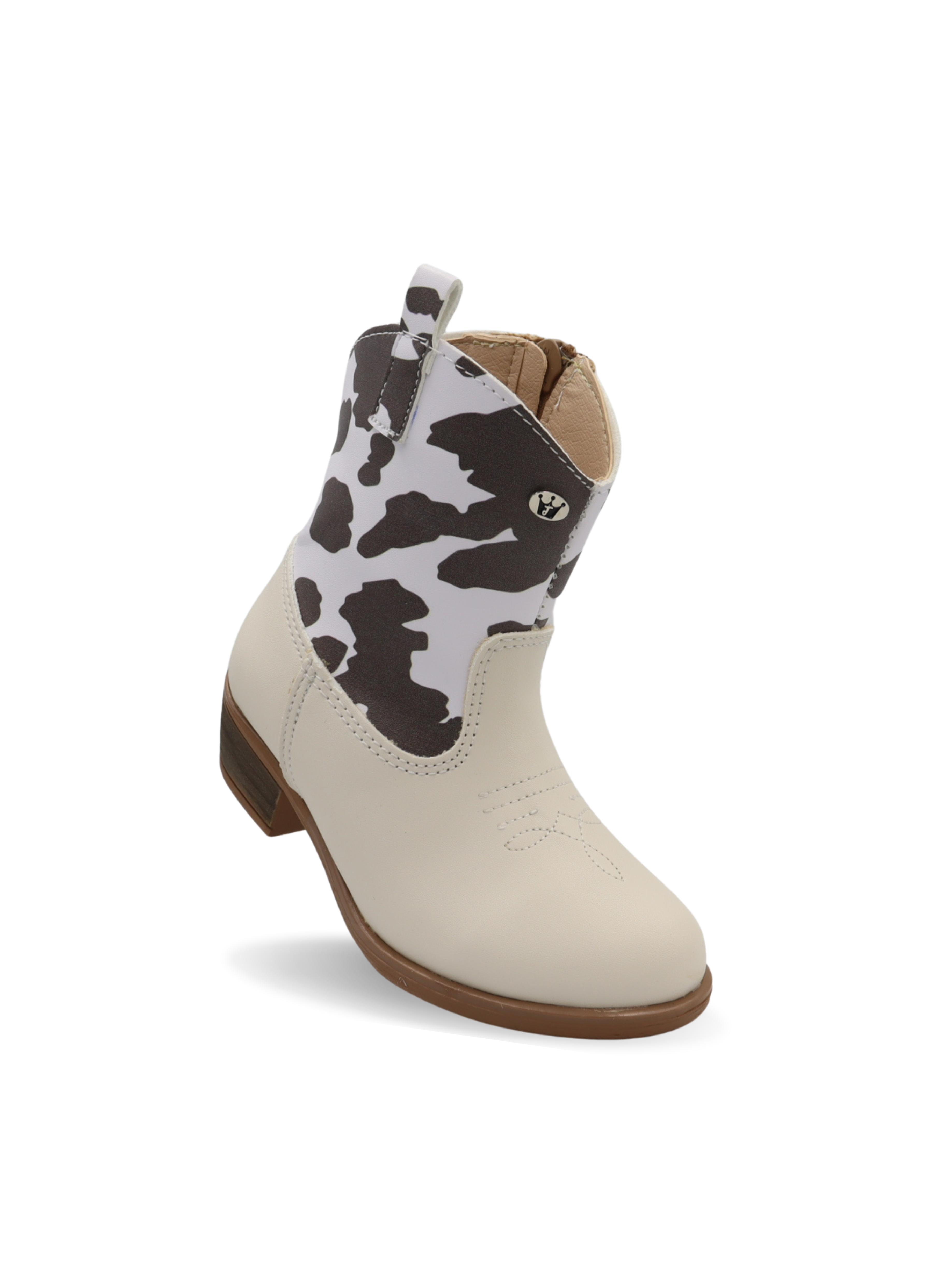 Bota vaquera latte para niña - cómoda y resistente | Jakuna
