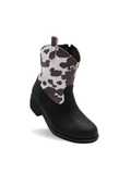 Bota vaquera negra para niña - cómoda y resistente | Jakuna