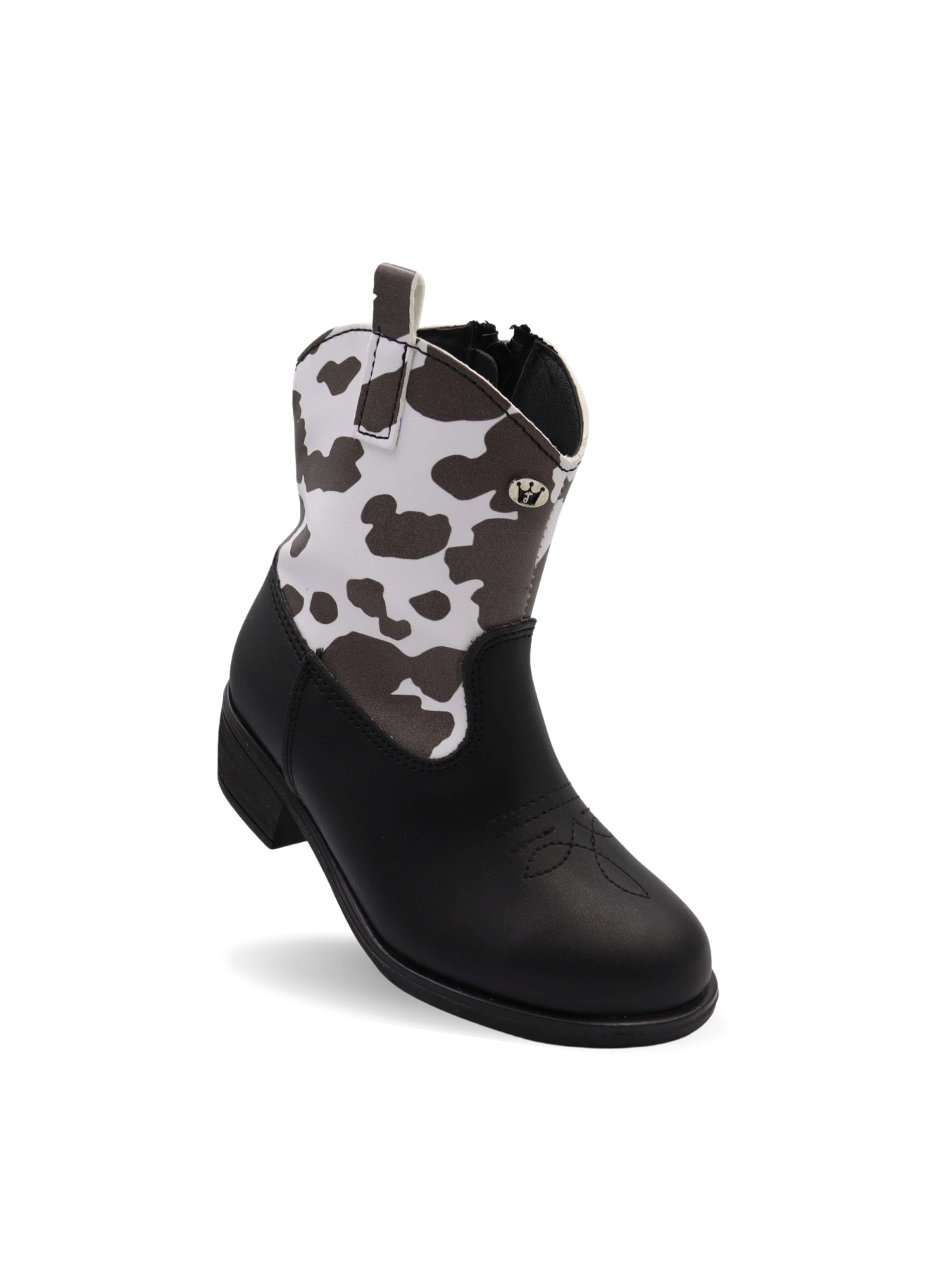 Bota vaquera negra para niña - cómoda y resistente | Jakuna