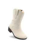 Bota clásica marfil para niña - cómoda y resistente | Jakuna