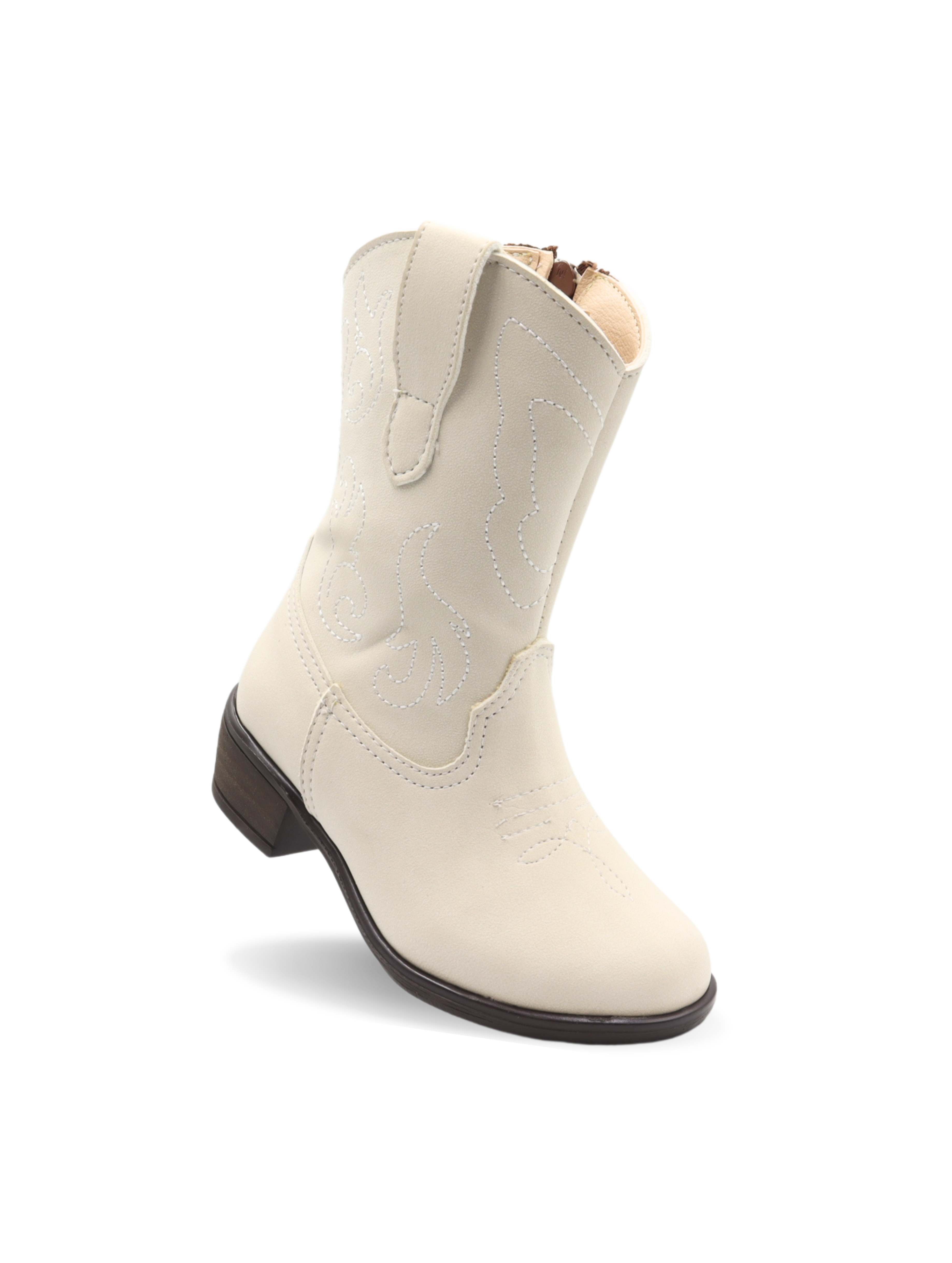 Bota clásica marfil para niña - cómoda y resistente | Jakuna